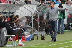 2. BL - FC Ingolstadt 04 - Fortuna Düsseldorf - 1:2 - Cheftrainer Ralph Hasenhüttl am Spielfeldrand