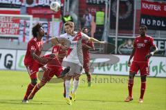 2. BL - FC Ingolstadt 04 - FC St. Pauli - 1:2 - Caiuby Francisco da Silva (31) gegen C. Buchtmann