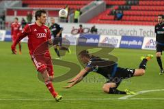 2. BL - Saison 2013/2014 - FC Ingolstadt 04 - SC Paderborn - links Pascal Groß (20) wird der Ball weggenommen von Uwe Hünemeier