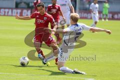 2. BL - FC Ingolstadt 04 - Karlsruher SC - 0:2 - Tamas Hajnal (30) gegen Philipp Klingmann