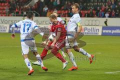 2. BL - Saison 2013/2014 - FC Ingolstadt 04 - FSV Frankfurt - 0:1 - mitte letzte Aktion Philipp Hofmann (28)