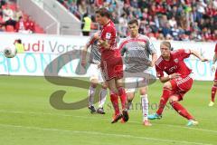 2. BL - FC Ingolstadt 04 - 1.FC Union Berlin 0:1 - Philipp Hofmann (28) zieht ab, kommt nicht durch. Andreas Buchner (16)