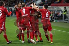 FC Ingolstadt 04 - VfR Aalen 2:0 - Tor durch Caiuby Francisco da Silva (31) und Tor Jubel