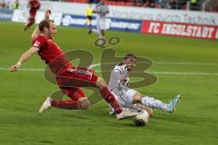 2. BL - FC Ingolstadt 04 - VfR Aalen 2:0 - Moritz Hartmann (9) scheitert am Tor