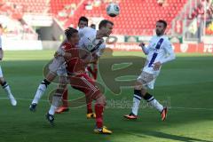 2. BL - FC Ingolstadt 04 - Erzgebirge Aue - 1:2 -  Manuel Schäffler (17) im Kampf um den Ball