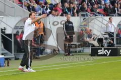 2. BL - FC Ingolstadt 04 - 1. FC Köln - 2014 - Cheftrainer Ralph Hasenhüttl am Rand