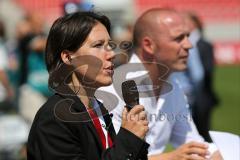 2. BL - FC Ingolstadt 04 - Karlsruher SC - 0:2 - Stadionsprecherin Silke von Walkhoff