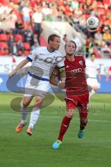 2. BL - FC Ingolstadt 04 - DSC Armenia Bielefeld - 3:2 - Philipp Hofmann (28) rechts im Zweikampf