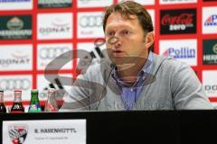 2. BL - FC Ingolstadt 04 - Fortuna Düsseldorf - 1:2 - Cheftrainer Ralph Hasenhüttl Pressekonferenz nach dem Spiel