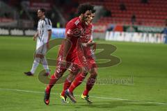 2. BL - FC Ingolstadt 04 - VfR Aalen 2:0 - Tor durch Caiuby Francisco da Silva (31) und Alfredo Morales (6) Torjubel