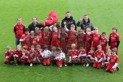 2. BL - FC Ingolstadt 04 - SV Sandhausen - Saison 2013/2014 - Einlaufkids