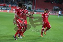 2. BL - FC Ingolstadt 04 - VfR Aalen 2:0 - Tor durch Caiuby Francisco da Silva (31) und Jubel Roger de Oliveira Bernardo (8) und Danilo Soares Teodoro (15). Ziehen sich für den Jubel-Tanz die Hosen runter