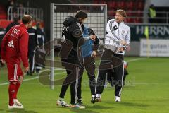 2. BL - FC Ingolstadt 04 - VfR Aalen 2:0 - Cheftrainer Ralph HasenhüttlSieg Jubel nach dem Spiel