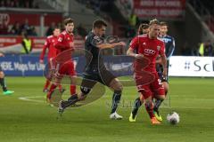 2. BL 2014 - FC Ingolstadt 04 - 1860 München - 2:0 - Philipp Hofmann (28) im Angriff