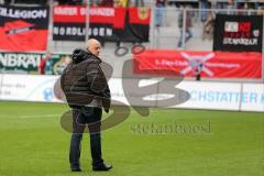 2. BL - FC Ingolstadt 04 - Fortuna Düsseldorf - 1:2 - Vorsitzender des Vorstandes Peter Jackwerth in der Halbzeitpause