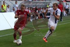 2. BL - FC Ingolstadt 04 - Erzgebirge Aue - 1:2 -  Moritz Hartmann (9) links