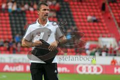 2. BL - FC Ingolstadt 04 - Saison 2013/2014 - Testspiel - Borussia Mönchengladbach - 1:0 - Cheftrainer Marco Kurz nach dem Spiel zufrieden