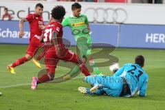 2. BL - FC Ingolstadt 04 - Saison 2013/2014 - Testspiel - Borussia Mönchengladbach - 1:0 - Caiuby Francisco da Silva (31) knapp vorbei