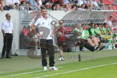2. BL - FC Ingolstadt 04 - Saison 2013/2014 - Testspiel - Borussia Mönchengladbach - 1:0 - Cheftrainer Marco Kurz freut sich