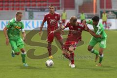 2. BL - FC Ingolstadt 04 - Saison 2013/2014 - Testspiel - Borussia Mönchengladbach - 1:0 - Moritz Hartmann (9) und hinten Christian Eigler (18)