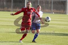 2. BL - Testspiel - FC Ingolstadt 04 - FC Carl Zeiss Jena - 2013/2014 - links Moritz Hartmann (9) und rechts Florian Giebel (J)