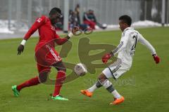 2. BL - Testspiel - FC Ingolstadt 04 - FC Bayern II - 2:0 - Danny da Costa (21) gegen rechts 21 Julian Green