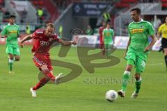 2. BL - FC Ingolstadt 04 - Saison 2013/2014 - Testspiel - Borussia Mönchengladbach - 1:0 - Moritz Hartmann (9) zieht ab