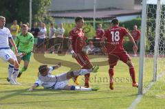 2. BL - FC Ingolstadt 04 - Saison 2013/2014 - Testspiel - RW Erfurt - Tor durch Manuel Schäffler (17) nach Vorarbeit von rechts Christian Eigler (18)