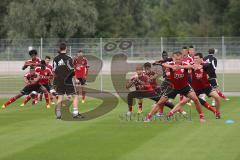 2. BL - FC Ingolstadt 04 - Saison 2013/2014 - Trainingsauftakt - Gymnastik