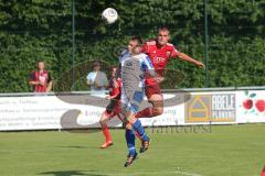 2. BL - FC Ingolstadt 04 - Testspiel - FC Ingolstadt 04 - Stuttgarter Kickers - 2:0 - rechts Christian Eigler (18) mit einem Kopfball zum Tor