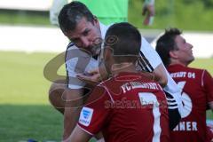 2. BL - FC Ingolstadt 04 - Testspiel - FC Ingolstadt 04 - Stuttgarter Kickers - 2:0 - Cheftrainer Marco Kurz in der Pause bei den Spielern