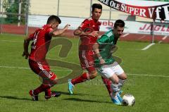 FC 04 Ingolstadt - VFB Eichsttt -  mt Korkmaz und Danilo Soares - Foto: Jürgen Meyer