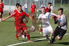 FC Ingolstadt 04 - B Junioren - Bezirksoberliga - U17 - Radlmeier Florian (weiss FC Ingolstadt) - Foto: Jürgen Meyer