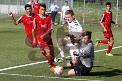 FC Ingolstadt 04 - B Junioren - Bezirksoberliga - U17 - Radlmeier Florian (weiss FC Ingolstadt) - Foto: Jürgen Meyer