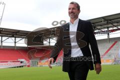 2. BL - FC Ingolstadt 04 - Saison 2013/2014 - Pressekonferenz neuer Chef-Trainer Marco Kurz in seiner neuen Wirkungsstätte