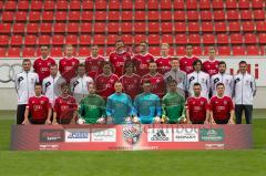 Regionalliga Bayern U23 - FC Ingolstadt 04 II - Saison 2013/2014 - offizielles Mannschaftsfoto - Namensliste kann per Email an presse@kbumm.de angefordert werden. Bild gibt es auch in höherer Auflösung