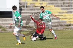 Regionalliga Bayern - FC Ingolstadt 04 II - SpVgg Greuther Fürth II - 0:3 - Manuel Ott wird gefoult