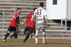 Regionalliga Süd - FC Ingolstadt 04 II - FC Bayern II - Manuel Ott zieht ab zum 1:0 Tor, Jubel