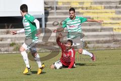 Regionalliga Bayern - FC Ingolstadt 04 II - SpVgg Greuther Fürth II - 0:3 - Manuel Ott wird gefoult