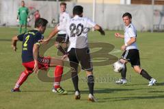 Regionalliga Bayern - FC Ingolstadt 04 II - TSV Buchbach -  Patrick Walleth rechts passt zu Manuel Ott

