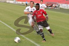 Regionalliga Bayern - FC Ingolstadt 04 II - Rain am Lech - Reagy Baah Ofosu rechts auf dem Weg zum Tor