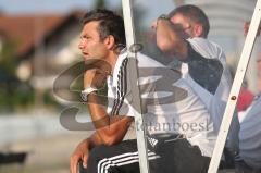 Regionalliga Bayern - FC Ingolstadt 04 II - TSV Buchbach -  Cheftrainer Tommy Stipic bei seinem ersten Spiel in der Regionalliga als Trainer. Trainerbank mit Co-Trainer Ralf Keidel