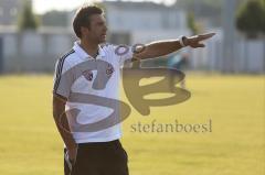 Regionalliga Bayern - FC Ingolstadt 04 II - TSV Buchbach -  Cheftrainer Tommy Stipic bei seinem ersten Spiel in der Regionalliga als Trainer. Gestik