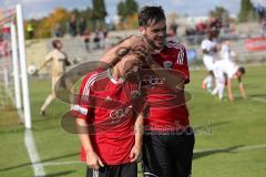 Regionalliga Bayern - FC Ingolstadt 04 II - 1.FC Nürnberg II - Tor zum 1:0 durch links Steffen Jainta und rechts Thomas Prinz