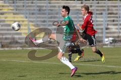 Regionalliga Bayern - FC Ingolstadt 04 II - SpVgg Greuther Fürth II - 0:3 - rechts Samuel Riegger zieht ab