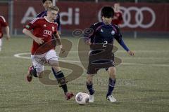 U17 - FC Ingolstadt 04 - Auswahl Japan - Marcel Schelle #8 - Yasuhiro Okamirca #2 - Foto: Jürgen Meyer