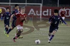 U17 - FC Ingolstadt 04 - Auswahl Japan - Marcel Schelle #8 - Yasuhiro Okamirca #2 - Foto: Jürgen Meyer