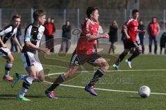 B-Junioren-Bundesliga SW 2013/2014 - FC Ingolstadt 04 - Eintracht Frankfurt - 2:2 - Stefan Liebler am Ball im Sturm nach vorne