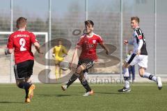 B-Junioren-Bundesliga SW 2013/2014 - FC Ingolstadt 04 - Eintracht Frankfurt - 2:2 - mitte am Ball Marin Pongracic