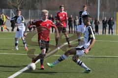 B-Junioren-Bundesliga SW 2013/2014 - FC Ingolstadt 04 - Eintracht Frankfurt - 2:2 - links Tim Siegfried